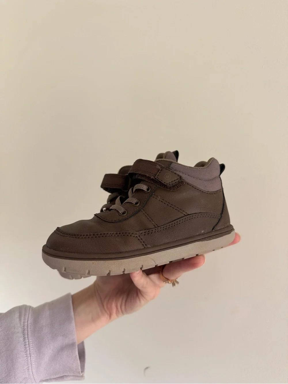 Stride Rite Kids Braxton Boots In Espresso